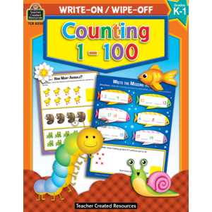 Write-On/Wipe-Off Book | Counting 1-100