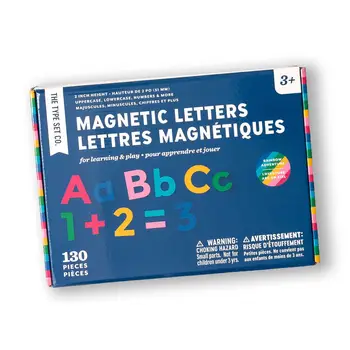 Magnetic Letters | Rainbow Adventure 130PC | 2
