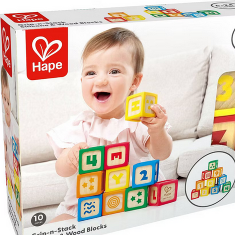 Grip-n-Stack Silicone & Wood Blocks  E0131