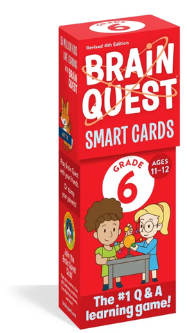 Brain Quest 6Th Grade Smart Cards Revised 4Th Edit