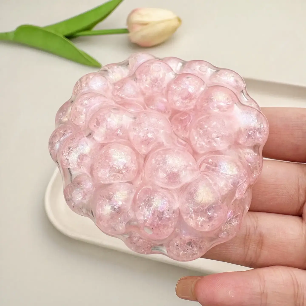 Crunchy Pop Bead Squeeze Toy | Pink 5+ - 1