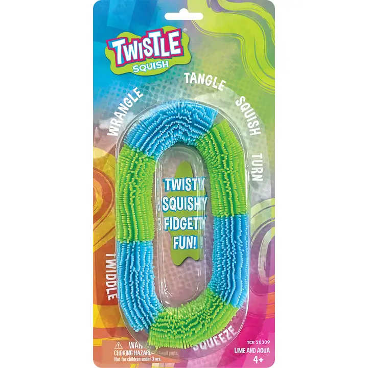 Twistle Squish Aqua and Lime 4+ - CR Toys