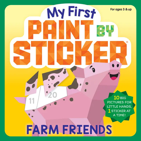 My First Paint By Sticker | Farm Friends 3+ - 1