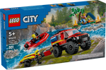 Lego City Fire Truck w/Rescue Boat