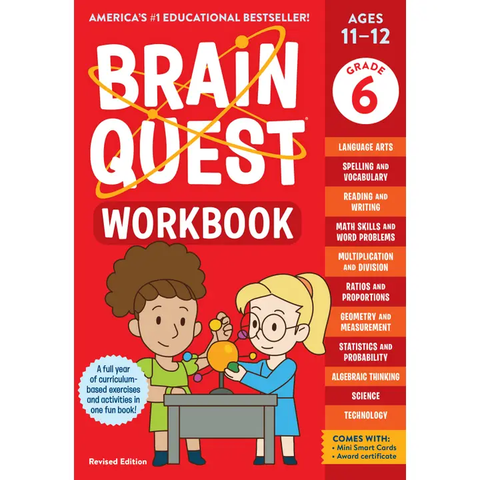 Brain Quest Workbook: 6th Grade Revised Edition - CR Toys