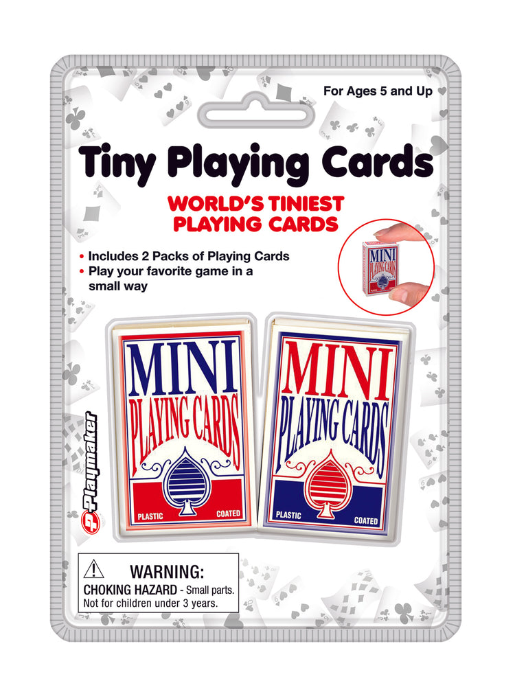 World'S Tiniest Playing Cards2 Pk For Ages 5+