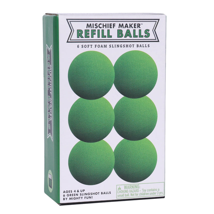 Mischief Maker Slingshot Ball Refill | Green 4+ - 5