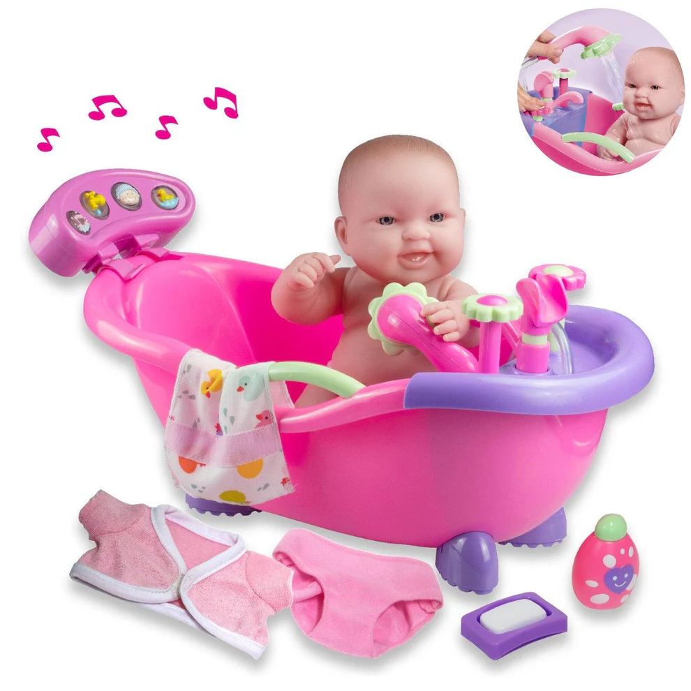 Lots of Love Babies 14" All Vinyl Baby Doll in Electonic Sounds Tub