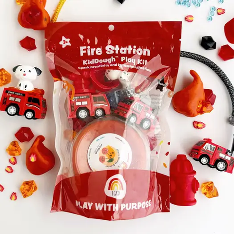 Kiddough Play Kit | Fire Station 3+ - 1