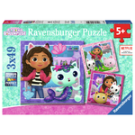 Puzzle | Gabby's Dollhouse | 3 x 49 pc - CR Toys