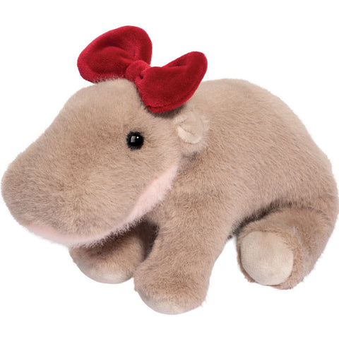 Holiday Hippo Plush w/ Bow - 1