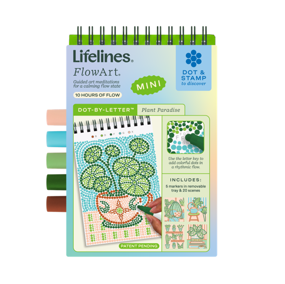Lifelines | FlowArt Mini | Dot-By-Letter Plant Paradise - 1
