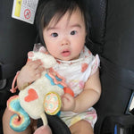 Itzy Friends Link & Love Activity Plush W/Teether | Unicorn - 3