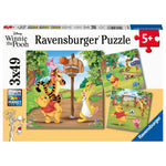 Puzzle | Pooh Sports Day | 3 x 49 pc - CR Toys
