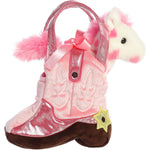 Fancy Pals Purse | Giddyup Boot Pink w/Horse - 1