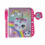 Secret Message Journal Set Caticorn For Ages 5+