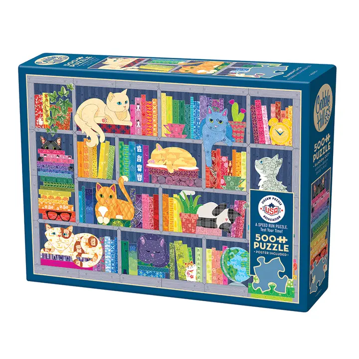 Rainbow Cats 500Pc Puzzle For Ages 8+