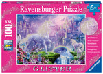 Unicorn Kingdom 100 Pc Glitter Puzzle For Ages 6+