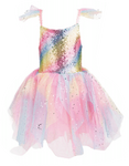 Gown | Rainbow Fairy Dress & Wings | Multi | Size 5-6 - 1