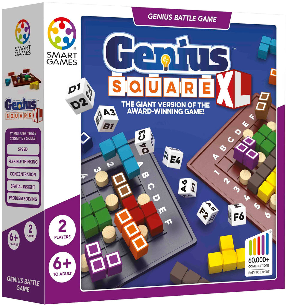 Genius Square Xl Game For Ages 6+