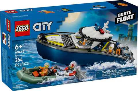 Lego City | Police Boat Chase 6+ - CR Toys