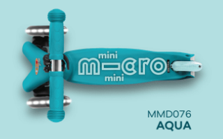 Deluxe Mini Led Micro Scooter |Aqua Mmd076 - CR Toys