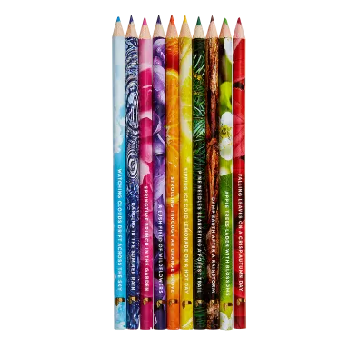 Lifelines Rub & Sniff Scented Color Pencils 10Pack For Ages 8+