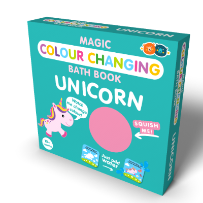 Color Changing Bath Book- Unicorn For Ages 1+