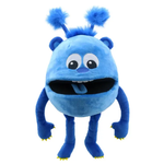 Baby Monster Hand Puppet-Blue Pc004401