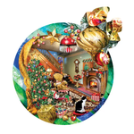 Fireside Ornament Shaped Puzzle 750pc