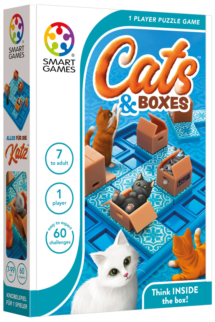 Cats & Boxes | Single Player Logic Game 7+ - 1