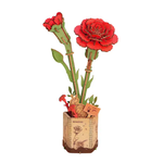 Hands Craft | Wooden Red Carnation - CR Toys