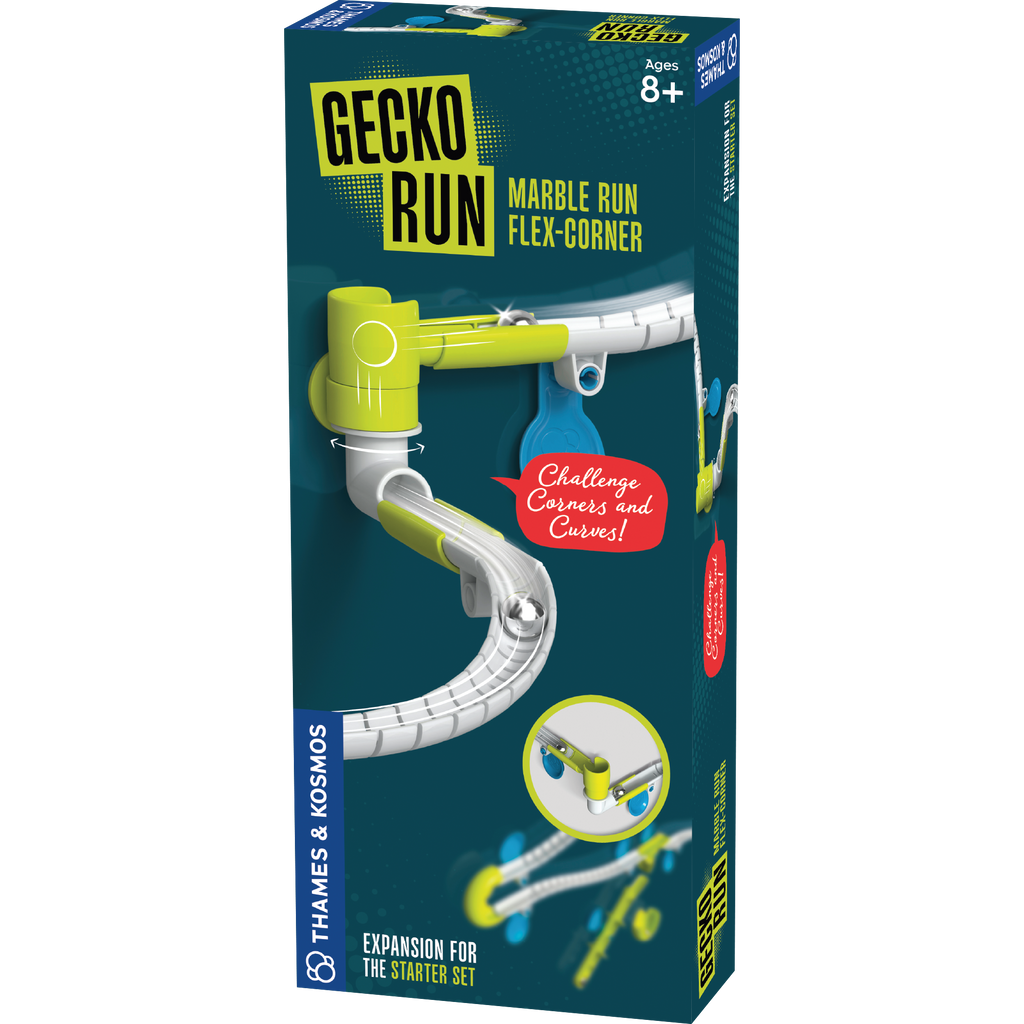 Gecko Run | Marble Run Flex-Corner Expansion Pack 8+