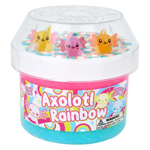 Dope Slime | Axolotl Rainbow Cloud Texture Slime - 1