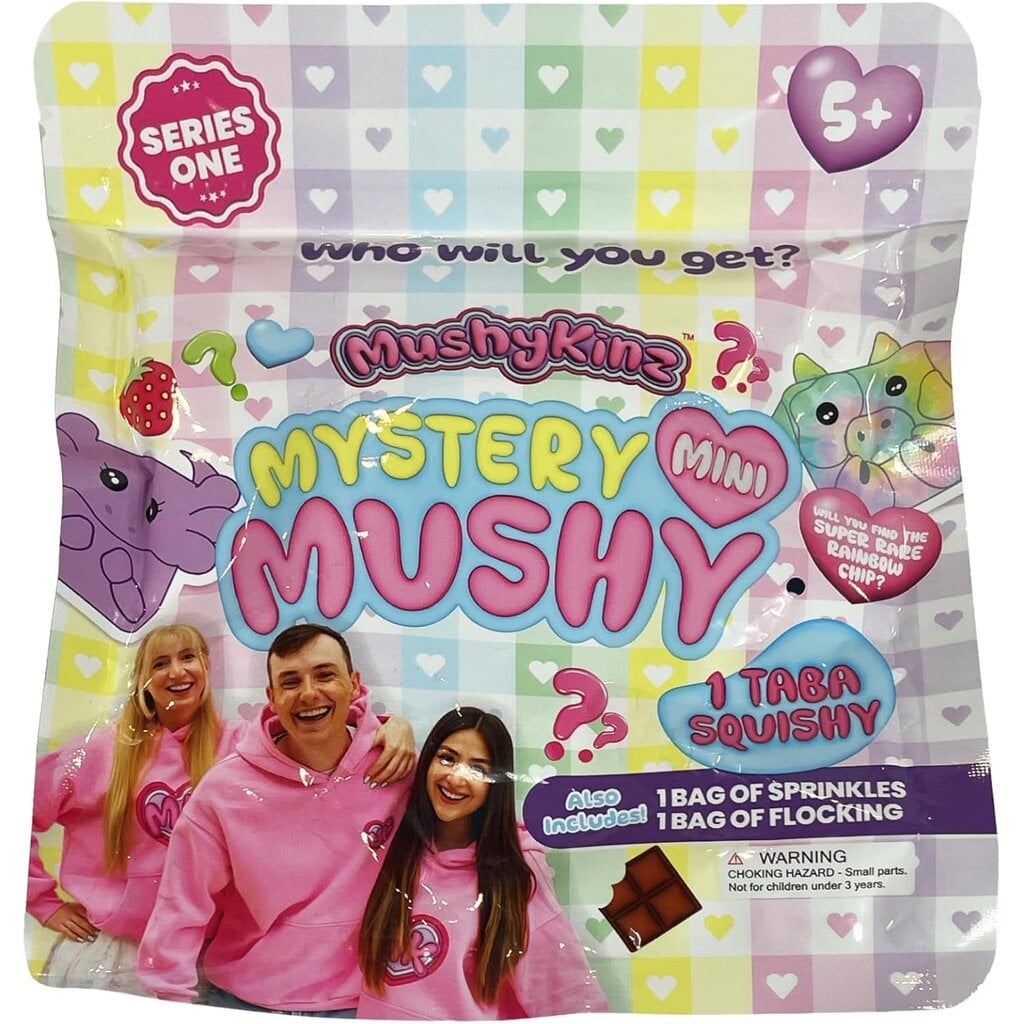 MushyKinz Mystery Mini Mushy Series One blind bag with squishy collectible toy inside