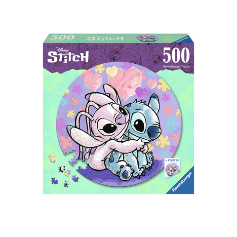 Puzzle | Stitch | 500 pc Round - CR Toys