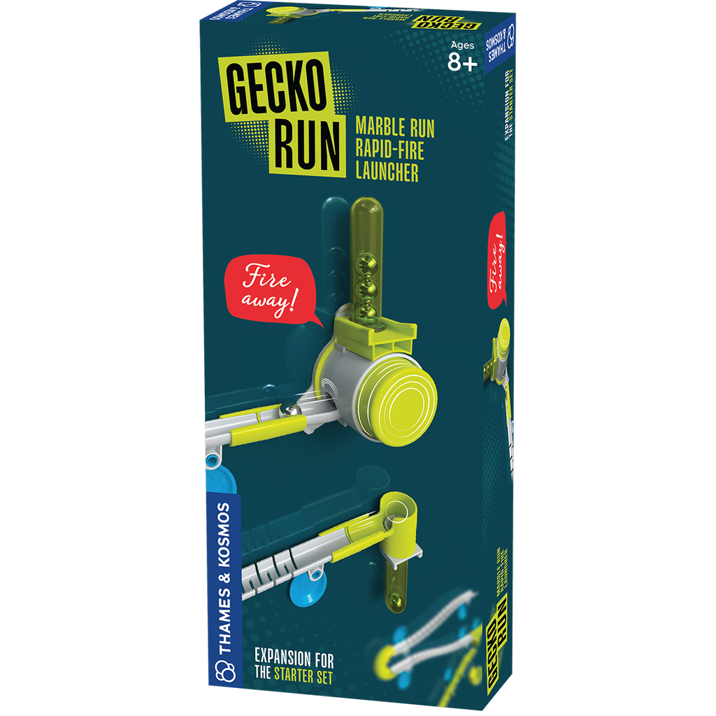 Gecko Run: Marble Run Rapid-Fire Launcher Expansion 8+