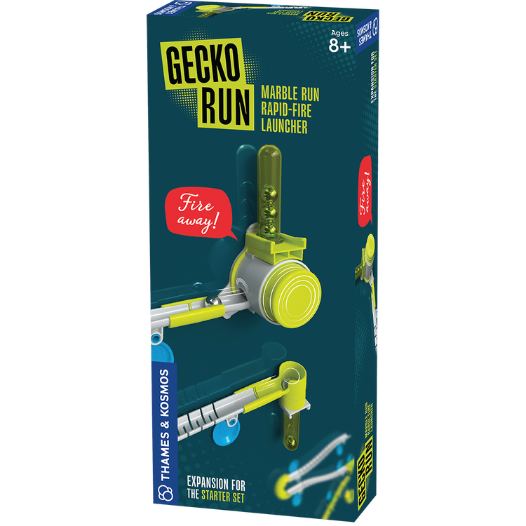 Gecko Run: Marble Run Rapid-Fire Launcher Expansion 8+