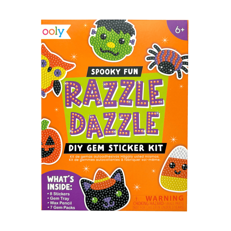 Mini Razzle Dazzle | Spooky Gem Sticker Kit 6+ - 1
