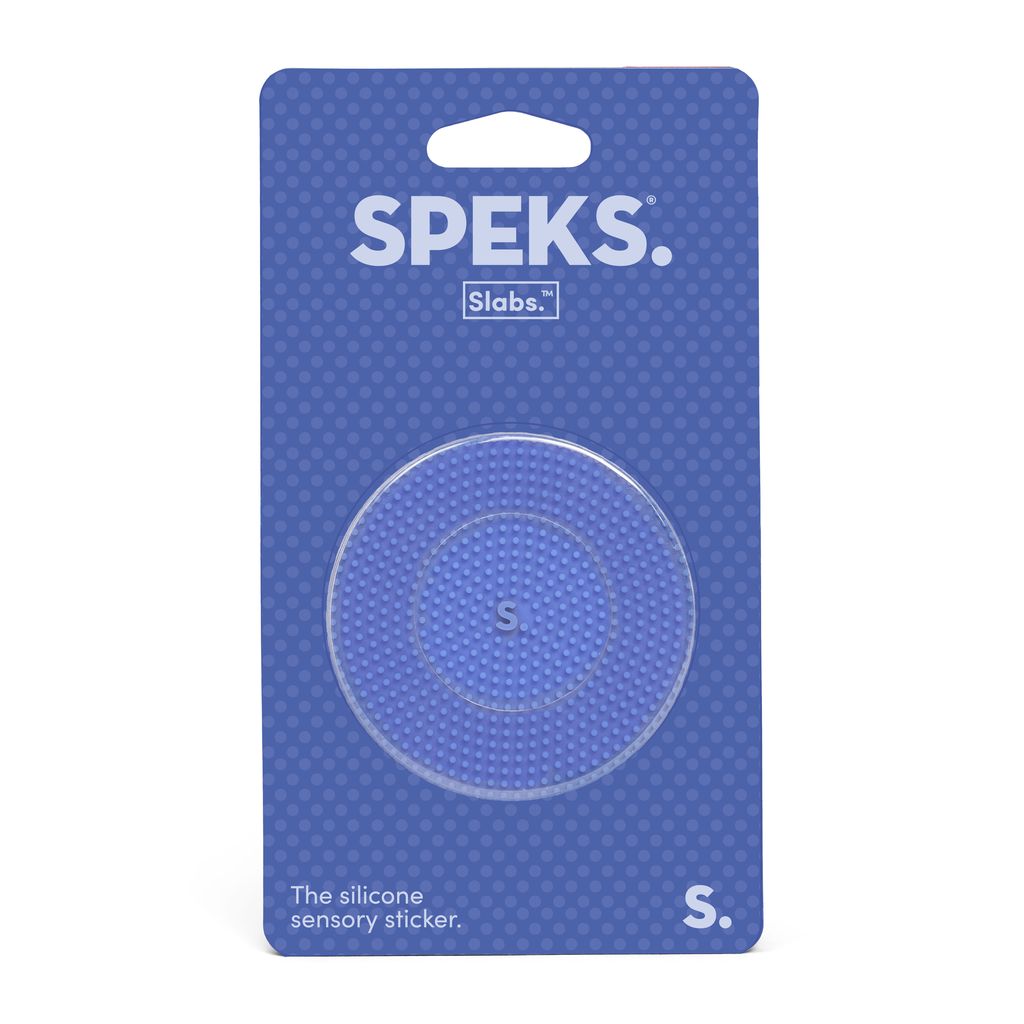 Slabs Silicone Sensory Sticker | Static Blue - 1