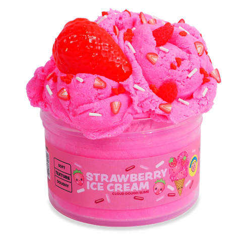 Peachybbies | Strawberry Ice Cream Cloud Dough Slime - CR Toys