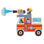 Magneti'Book - Magnetic Fun Firemen Playset