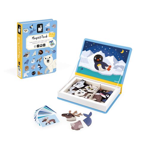 Magneti'Book - Magnetic Fun Polar Animals Playset For Ages 3+