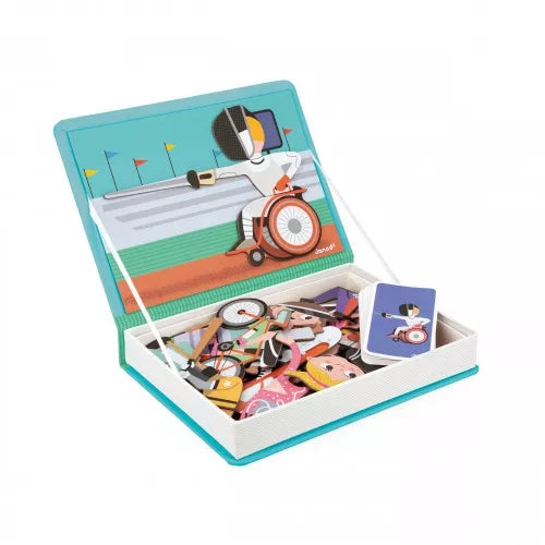 Magneti'Book- Magnetic Fun Sports.Playset For Ages 3+