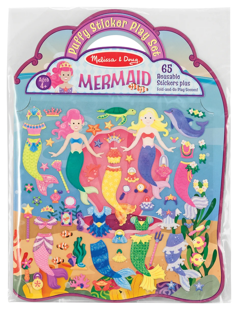 Puffy Sticker Play Set Mermaid Activity Book