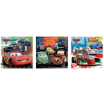 Puzzle | Cars: Worldwide Racing Fun | 3 x 49 pc - CR Toys