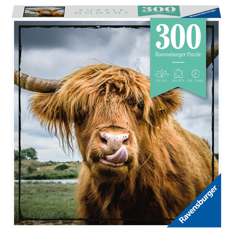 Puzzle | Mom Highland Cattle | 300 pc Puzzle - CR Toys