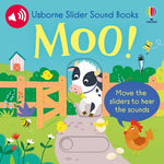 Slider Sound Books | Moo Board Books for ages 2+