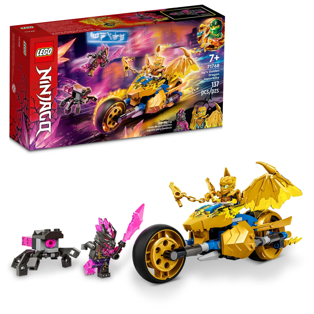 Lego Ninjago Jay'S Golden Dragon Motor Bike
