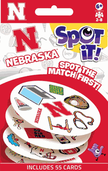 Nebraska Cornhuskers | Spot It Card Game 6+ - 2